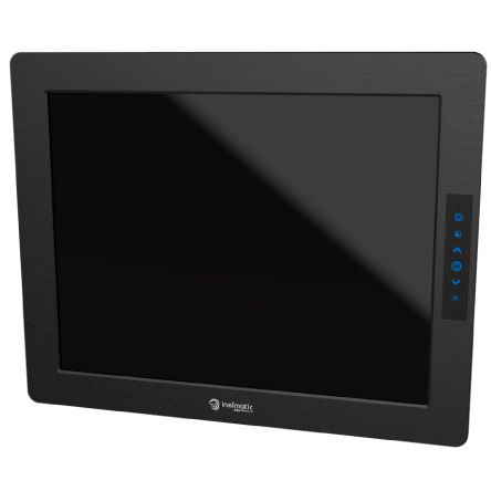 MAF1500 is a XGA 15" inch rugged milling metal frame monitor with waterproof function - Inelmatic